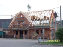 Dachkonstruktion Einfamilienhaus